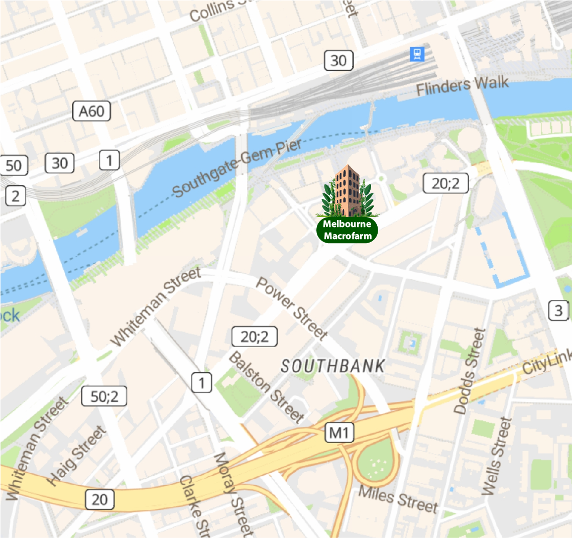 Melbourne Map Macrofarm